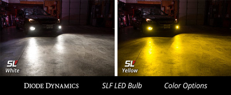 Diode Dynamics H11 SLF LED - Yellow (Pair)
