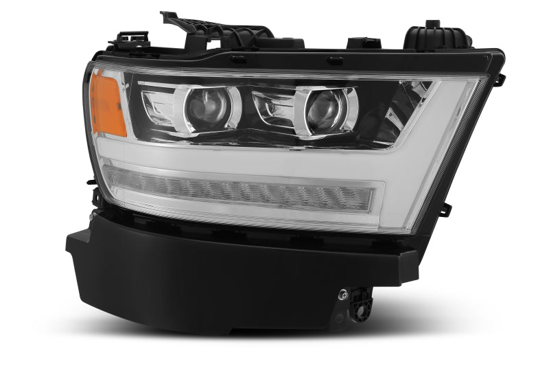 AlphaRex 19+ Ram 1500HD PRO-Series Proj Headlight Plnk Styl Chrm w/Activ Light/Seq Signal/Plnk DRL