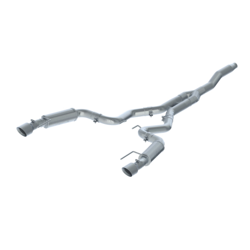 MBRP Ford Mustang EcoBoost 2.3L T409 3in Cat Back Dual Split Rear Exit (Race Version)