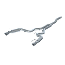 Load image into Gallery viewer, MBRP Ford Mustang EcoBoost 2.3L T409 3in Cat Back Dual Split Rear Exit (Race Version)