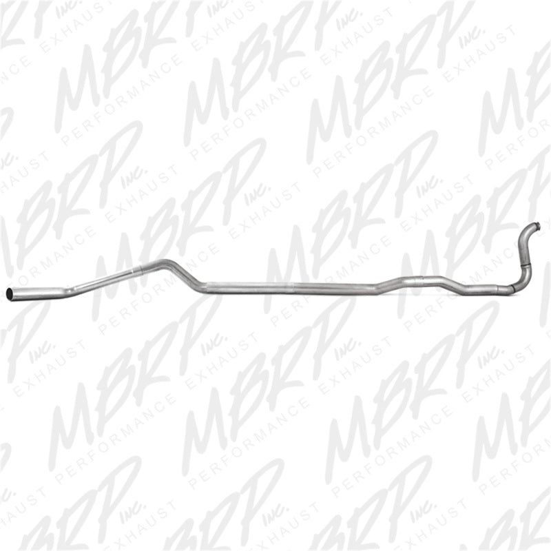 MBRP Dodge 2500/3500 Cummins 4WD Turbo Back Single Side Exit No Muffler PLM Series Exhaust