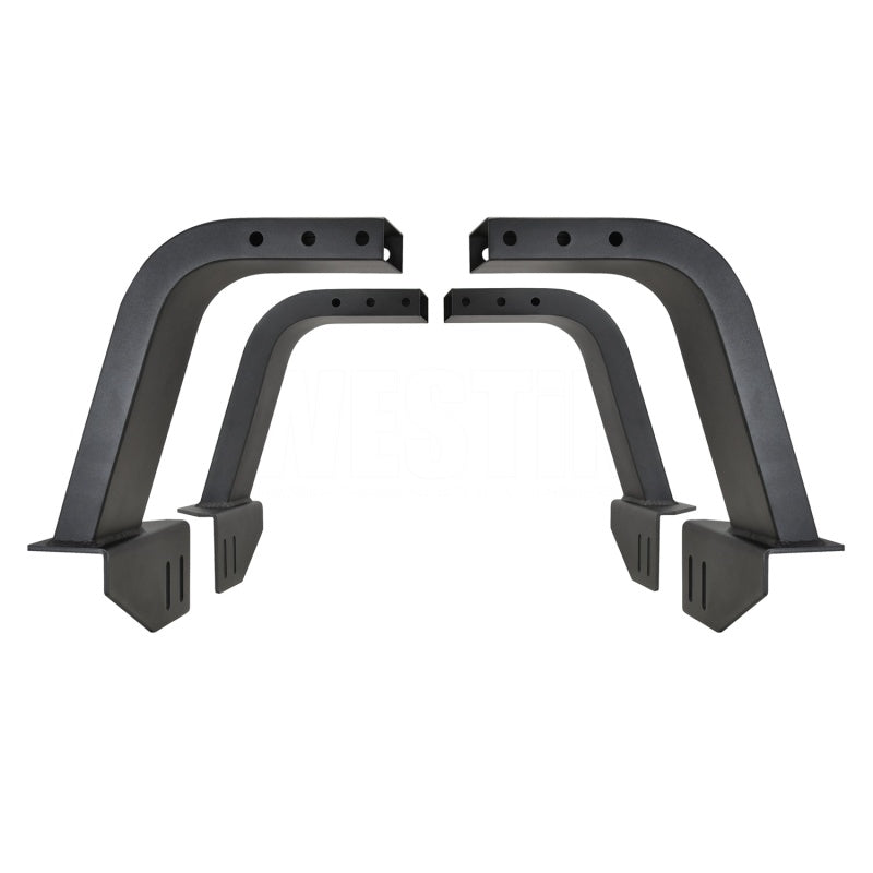 Westin 05+ Toyota Tacoma Overland Cargo Rack Base - Textured Black