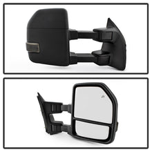 Load image into Gallery viewer, xTune 08-15 Ford F-250 SD Heated Adj LED Signal Power Mirror - Smoke (MIR-FDSD08S-G4-PW-SM-SET)