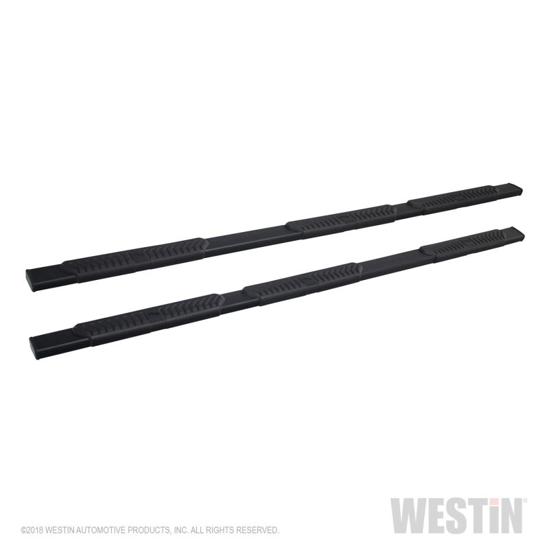 Westin 07+ Chevy Silverado/Sierra Crew Cab (85ft Bed) R5 M-Series Wheel-to-Wheel Nerf Bars - Blk