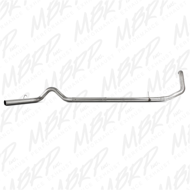 MBRP Ford F-250/350 7.3L 4in Turbo Back Single No Muffler T409 SLM Series Exhaust System