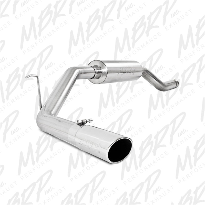 MBRP Toyota Tundra All 4.7L Models Resonator Back Single Side Exit Aluminized Exhaust System