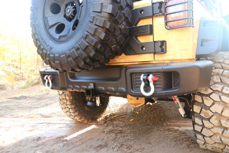 Rugged Ridge Spartacus Rear Bumper Black Jeep Wrangler