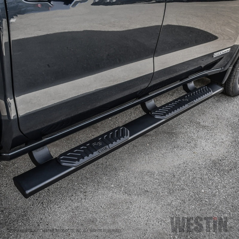 Westin 19+ Chevrolet Silverado 1500 DC R5 Nerf Step Bars - Blk