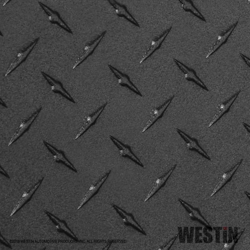Westin/Brute Contractor TopSider 72in - Black Diamond Plate