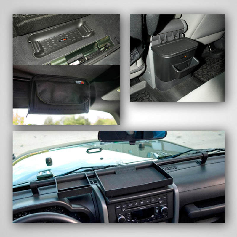 Rugged Ridge Interior Storage Kit Jeep Wrangler JK