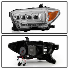 Load image into Gallery viewer, Spyder 16-20 Toyota Tacoma Halogen Model Only High-Power LED Headlights - Chrome PRO-YD-TT16HALAP-C