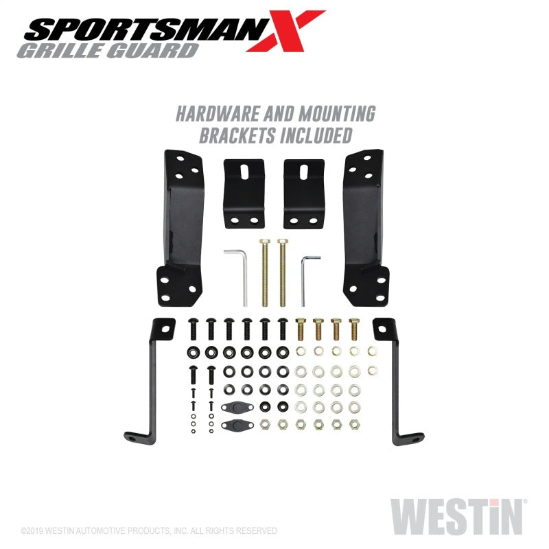 Westin 19+ Chevy 1500 Sportsman X Grille Guard - Textured Black (Excl. 2019 Silverado LD)