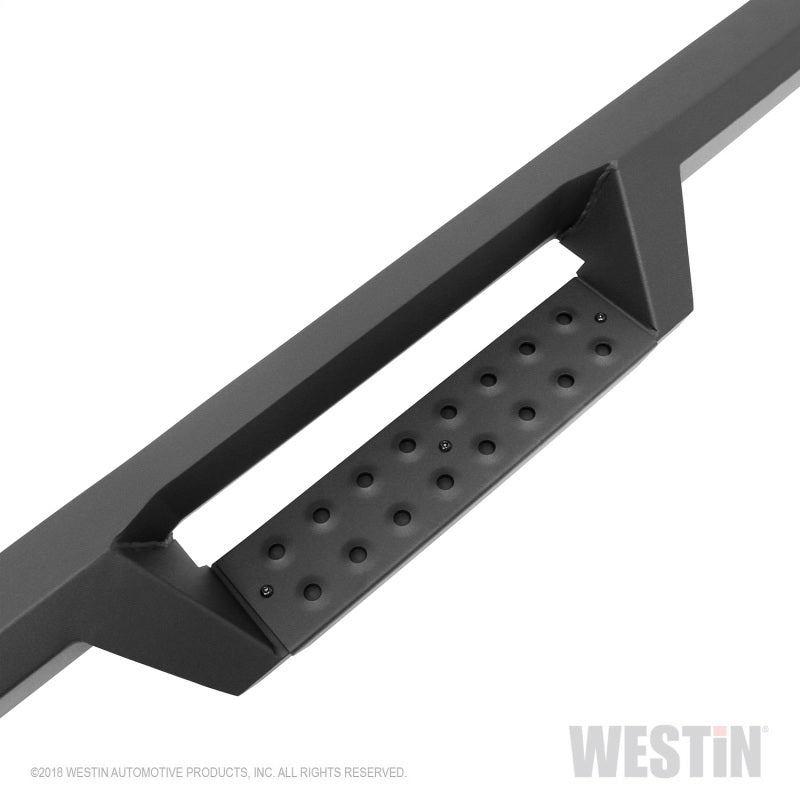 Westin 19+ GM 1500 DC 6.5ft bed (Excludes LD/Limited) HDX Drop W2W Nerf Step Bars - Textured Black