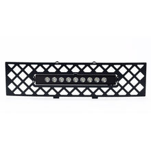 Load image into Gallery viewer, Putco 11-14 Ford F-150 - EcoBoost Bumper Grille Insert - Black SS Diamond w/ 10in Luminix Light Bar