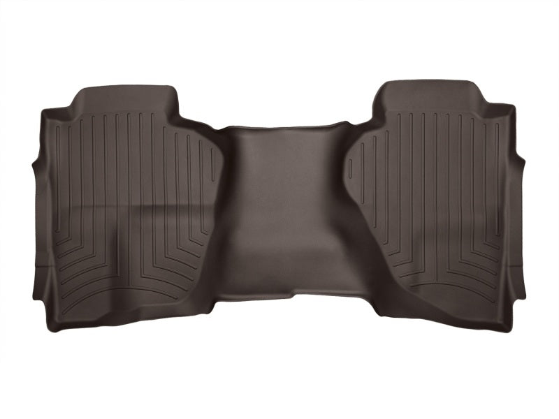 WeatherTech Cadillac Escalade ESV Rear FloorLiner HP - Cocoa (2pc - 2nd Row Bench & 3rd row)