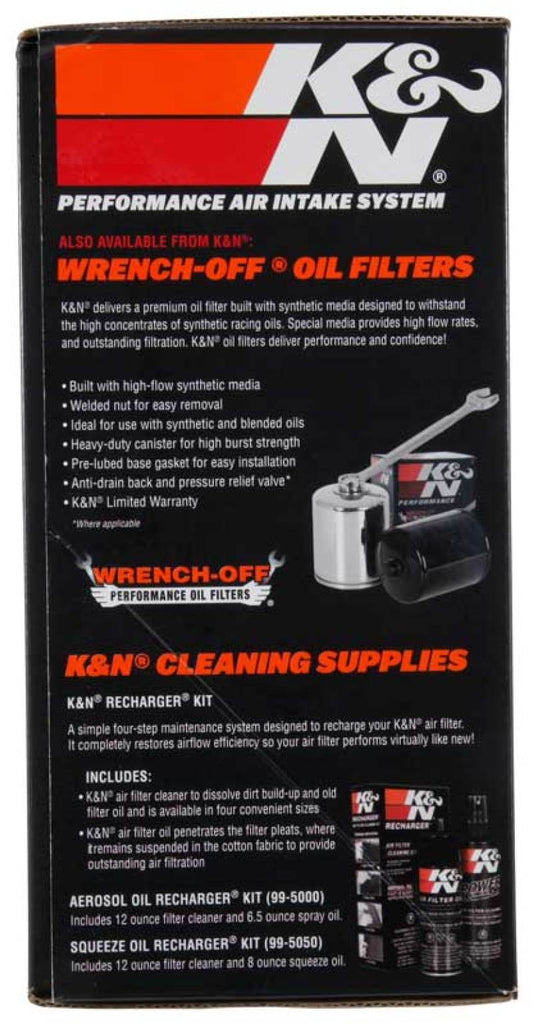 K&N Street Metal Intake System Shaker for Harley Davidson Touring