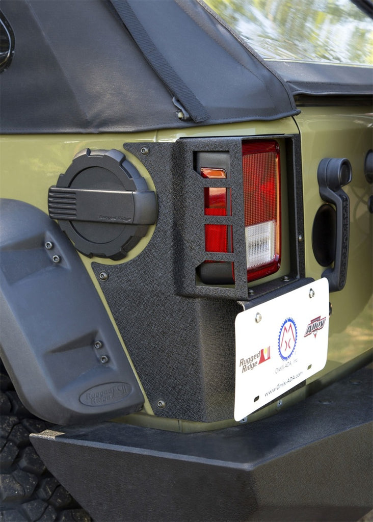 Rugged Ridge XHD Corner Guard Rear Jeep Wrangler JKU 4 Door
