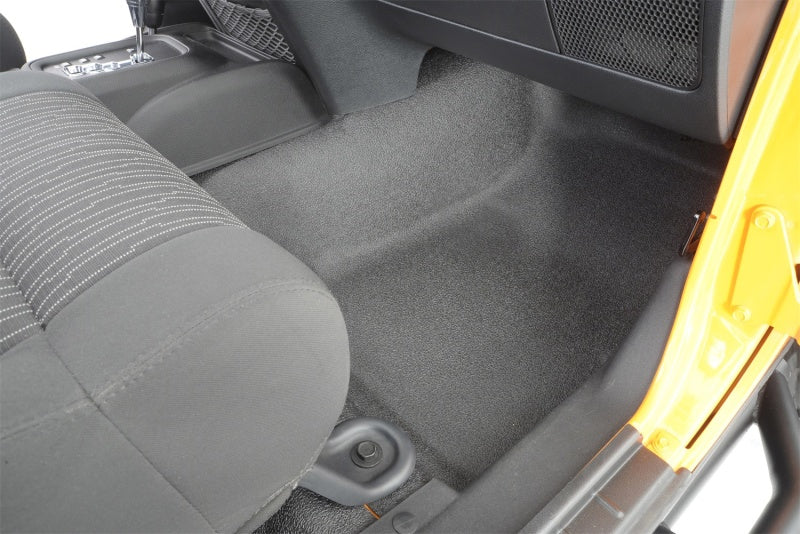 BedRug 07-18 Jeep JK Unlimited 4Dr Front 4pc BedTred Floor Kit (Incl Heat Shields)