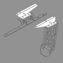 Load image into Gallery viewer, Go Rhino Jeep Wrangler JLU SRM Roll Bar Mount Kit - Tex. Blk