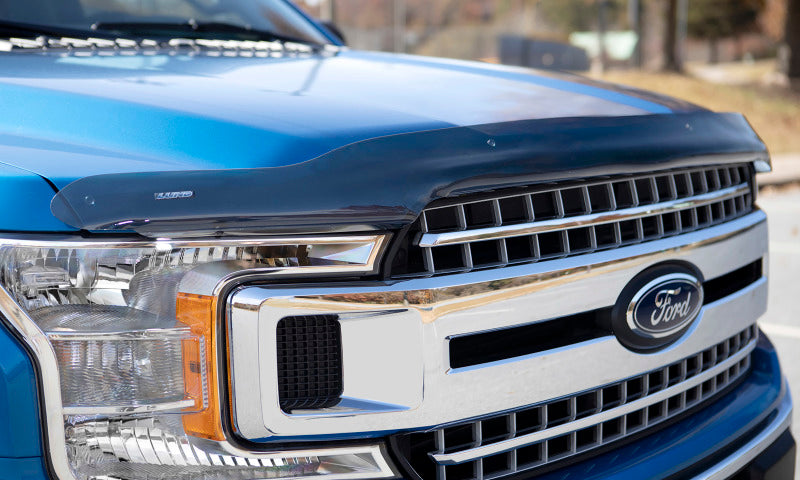 Lund Toyota Tacoma Interceptor Hood Shield - Smoke