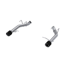 Load image into Gallery viewer, MBRP Ford Mustang GT 5.0L T304 SS 3in Dual Axle-Back with Carbon Fiber Tips (Race Version)