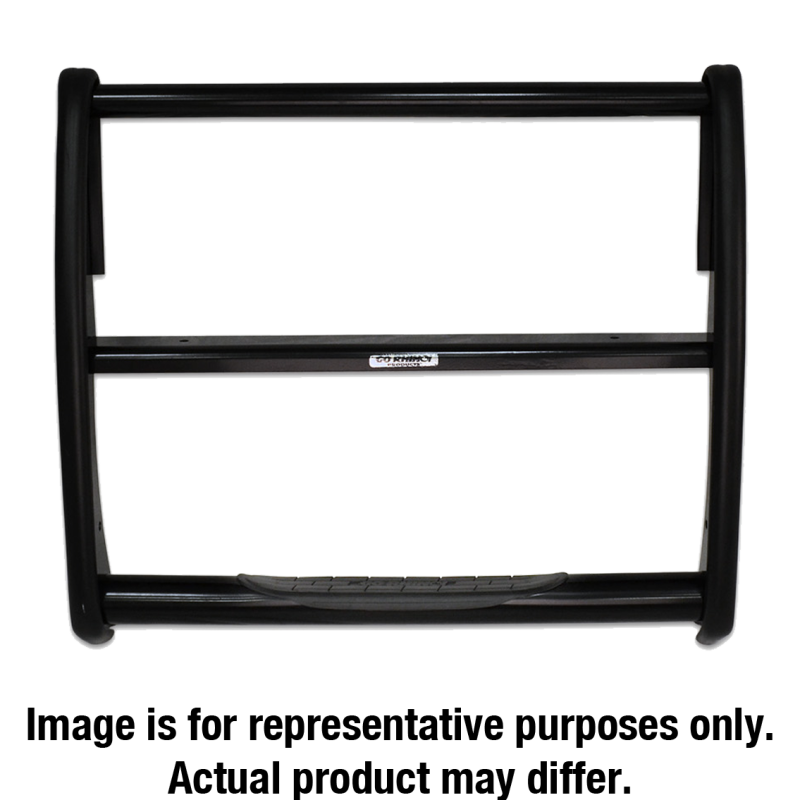 Go Rhino 07-14 Ford Expedition 3000 Series StepGuard - Black (Center Grille Guard Only)