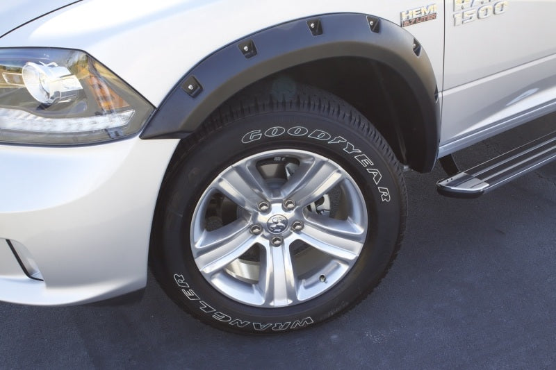Lund Dodge Ram 1500 RX-Rivet Style Smooth Elite Series Fender Flares - Black (4 Pc.)