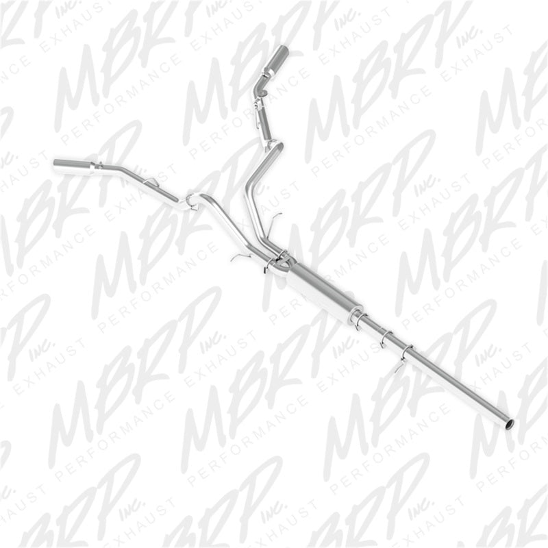 MBRP Chevy/GMC 1500 Silverado/Sierra 4.3L V6/5.3L V8 Dual Split Side Alum 3in Cat Back Exhaust