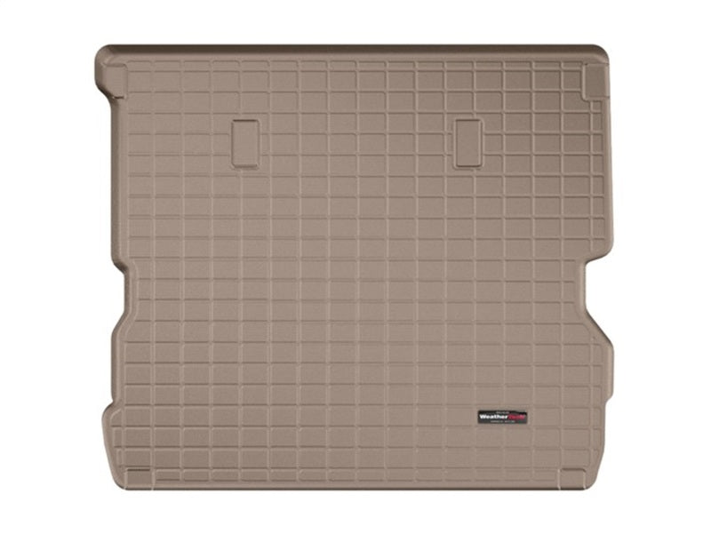 WeatherTech 2017+ Land Rover Discovery Cargo Liners - Tan (w/ 4 Zone Climate Control)