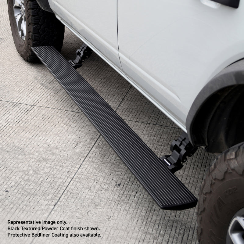 Go Rhino Toyota Sequoia 4dr (Excl. Hybrid) E1 Electric Running Board Kit - Bedliner Coating