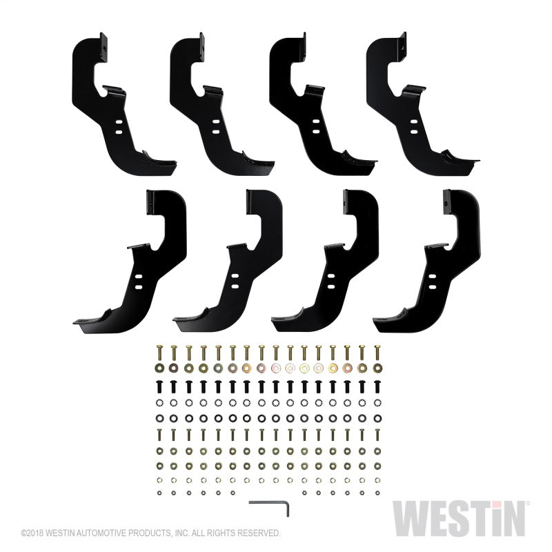 Westin Chevrolet Silverado/Sierra 1500 CC (5.5ft) PRO TRAXX 5 WTW Oval Nerf Step Bars - SS