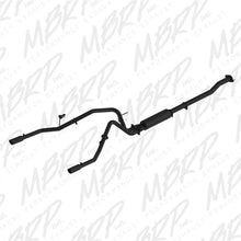 Load image into Gallery viewer, MBRP Ford F-150 V6 Ecoboost Black Coated 2.5in Cat-Back Dual Rear Exit Exhaust System