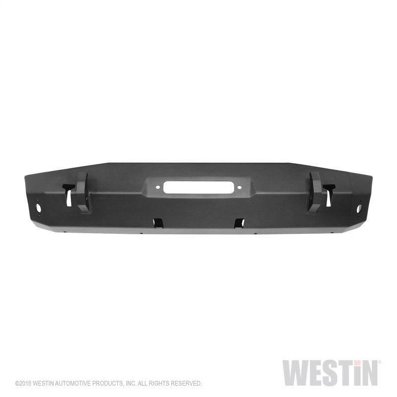 Westin 18+ Jeep Wrangler JL / 20-22 Gladiator WJ2 Stubby Front Bumper - Tex. Blk
