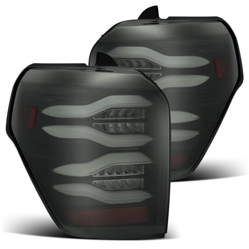 AlphaRex 2010-2022 Toyota 4Runner PRO-Series LED Tail Lights Jet Black