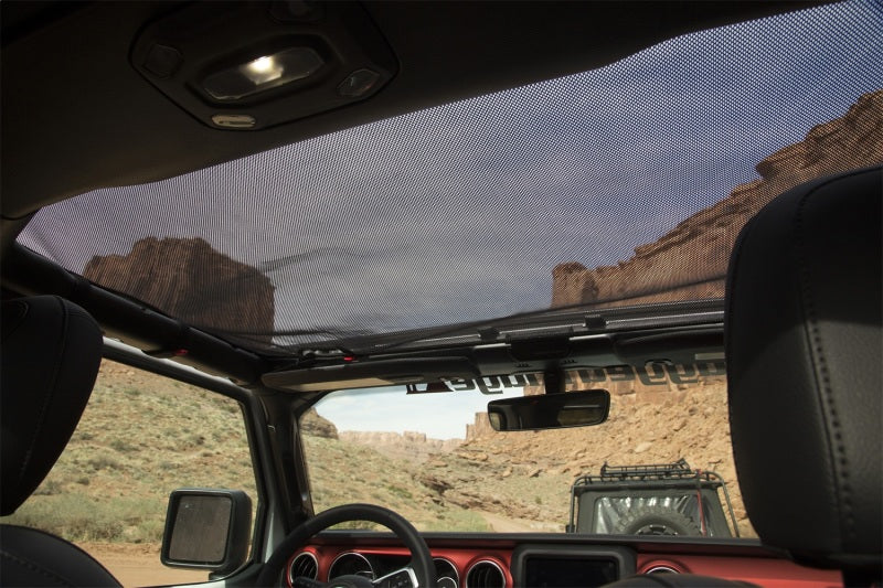 Rugged Ridge Eclipse Sun Shade Black Hard Top Jeep Wrangler JLU/JT