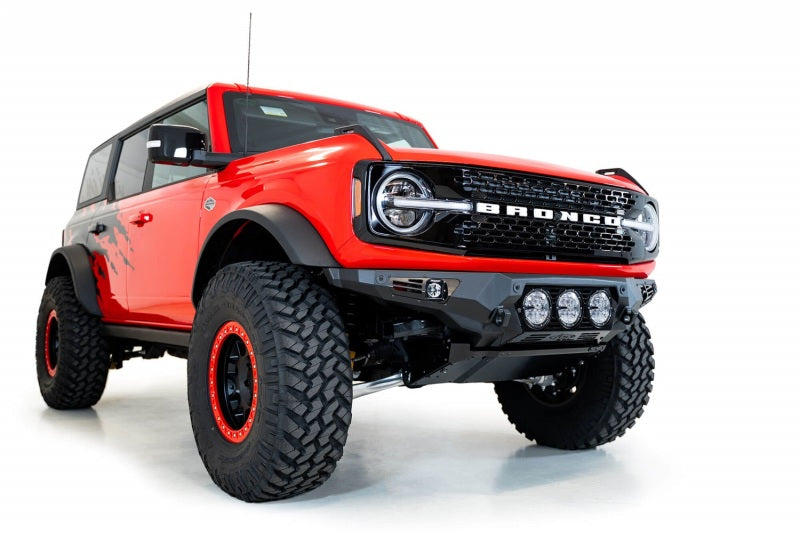Addictive Desert Designs 21+ Ford Bronco Bomber Front Bumper (w/ 3 Rigid 360 Mounts)