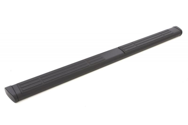 Lund Chevy Silverado 1500 Crew Cab 6in. Oval Straight Black Nerf Bars - Black