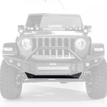 Load image into Gallery viewer, Go Rhino Jeep Wrangler JL/JLU Rockline Front Bumper Skid Plate