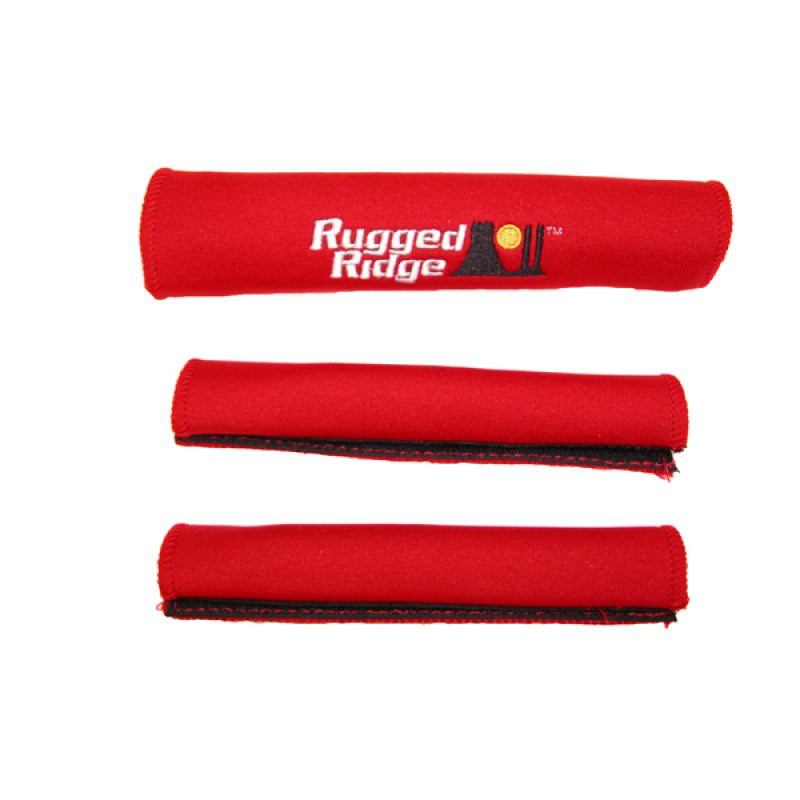 Rugged Ridge Neo Door&Grab Handle Covers Red Jeep Wrangler YJ
