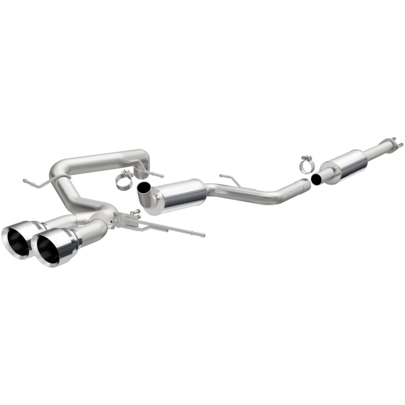 MagnaFlow 13 Ford Focus 2.0L Turbocharged ST Dual Center Rear Exit Stainless Cat Back Perf Exhaust