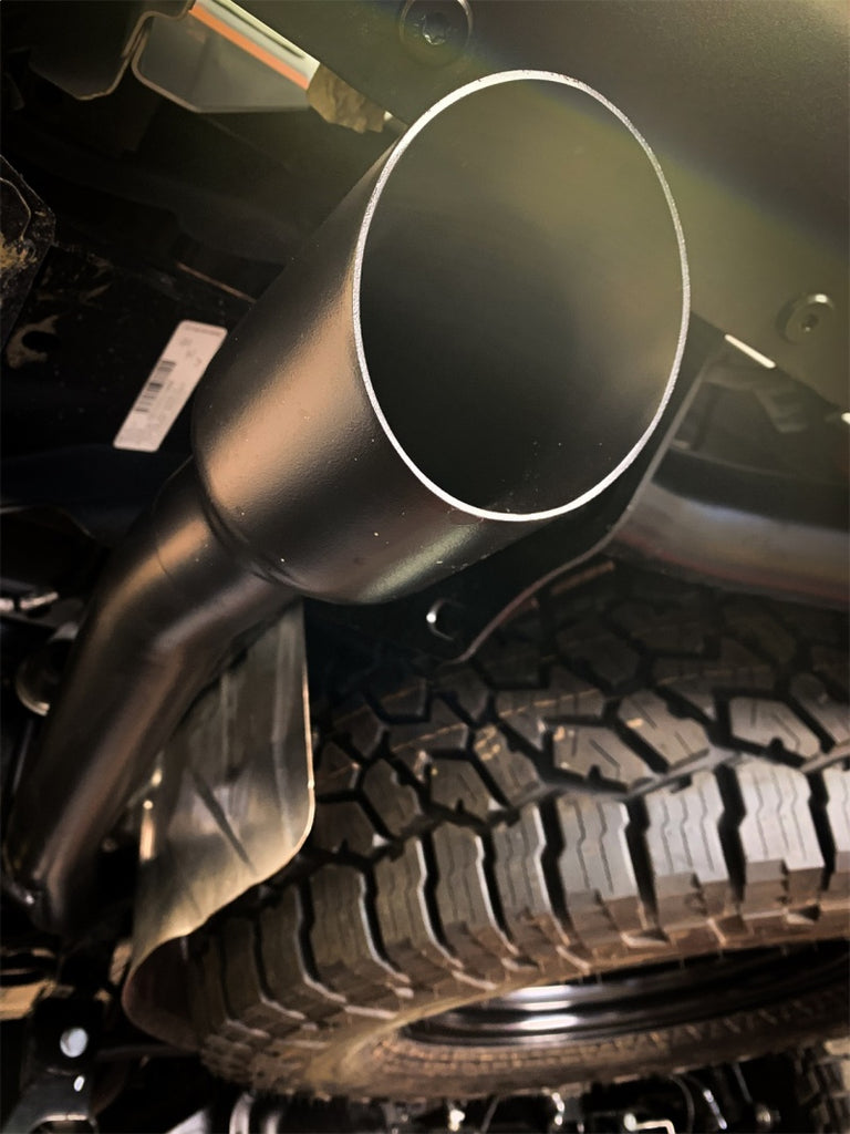 MBRP Jeep Gladiator 3.6L 2.5in Dual Rear Exit Cat Back Exhaust Black Coated