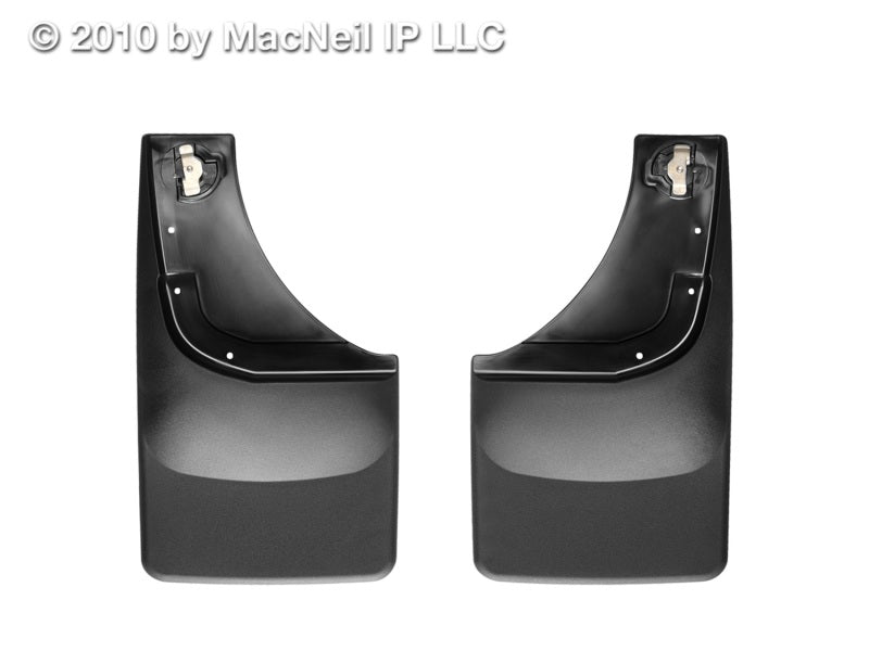 WeatherTech Ford F150 Reg/Sup/CrewCab No Drill Mudflaps - Black