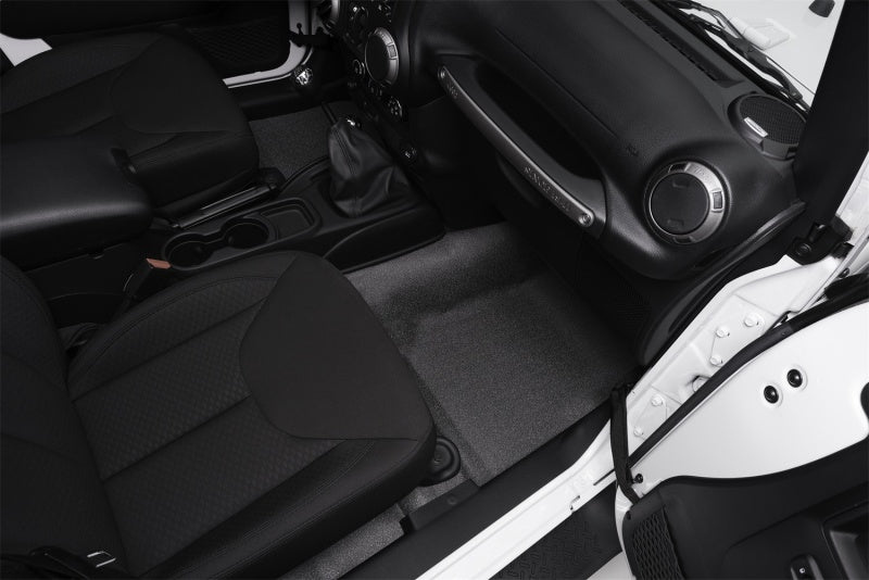 BedRug 07-18 Jeep JK Unlimited 4Dr Front 4pc BedTred Floor Kit (Incl Heat Shields)