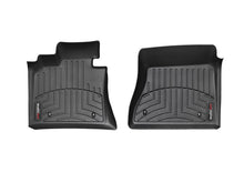 Load image into Gallery viewer, WeatherTech 14+ Chevrolet Silverado/GMC Sierra Crew and Double Cab Front FloorLiners - Black