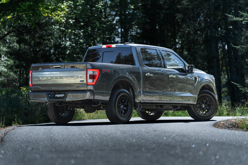 MBRP Ford F-150 2.7L EcoBoost / 3.5L EcoBoost / 5.0L 3in Cat Back Single Side Exit Black