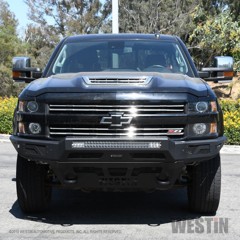 Westin 15+ Chevrolet Silverado 2500/3500 Pro-Mod Front Bumper - Textured Black