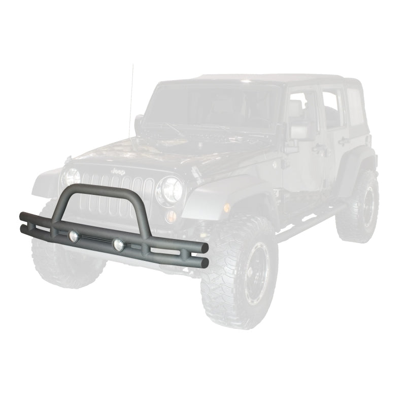 Rugged Ridge 3in Double Tube Front Bumper Jeep Wrangler