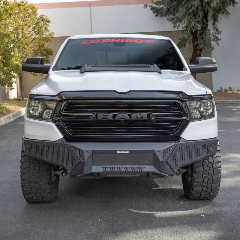 Go Rhino Ram 1500 (Excl. Rebel/Warlock/TRX) Element Front Bumper w/Pwr Bar - Tex. Blk