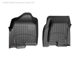 WeatherTech Chevrolet Silverado Crew Cab Front FloorLiner - Black
