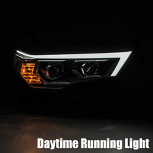 Load image into Gallery viewer, AlphaRex 14+ Toyota 4Runner PRO-Series Projector Headlights Plank Style Chrm w/Sequential Signal